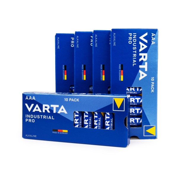 5x Varta Industrial Pro4003 AAA Micro 10erPack