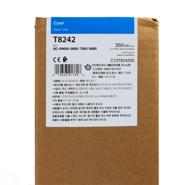 Epson HDX Tinte T8242 Cyan 350ml